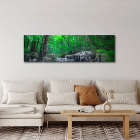 Obraz - Wodospad Erawan, Kanchanaburi, Tajlandia (170x50 cm)