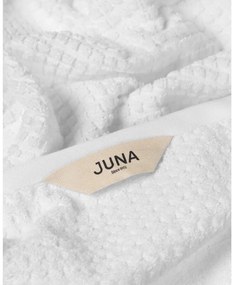 Biały ręcznik kąpielowy z bawełny organicznej frotte 70x140 cm Check – JUNA