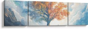 Obraz – Drzewo życia i miłości (170x50 cm)