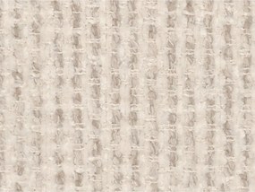 Beżowe tapicerowane łóżko dwuosobowe ze schowkiem ze stelażem 160x200 cm Solange – Micadoni