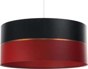 Lampa wisząca SIMPLY GLAMOUR 50 czerwona/czarna