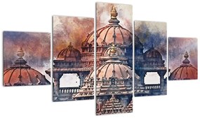Obraz - Akshardham, New Delhi, Indie (125x70 cm)