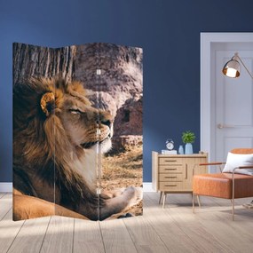 Parawan - Leżący lew (126x170 cm)