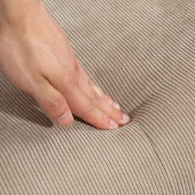 HOMCOM fotel relaksacyjny fotel skandynawski zestaw foteli fotel z podnóżkiem z uszami drewno bukowe szary wygląd sztruksu | Aosom PL