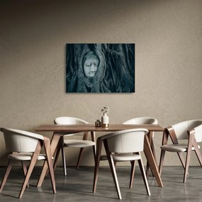 Obraz na szkle - Tajska twarz (70x50 cm)
