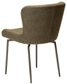 Tapicerowane krzesło w kolorze khaki Glam – DAN-FORM Denmark
