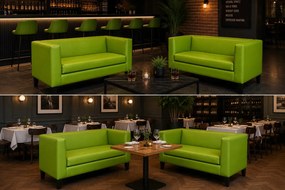 Sofa Monaco : Kolor nogi - Venge, Kolor tkaniny - EKO-SKÓRA - 5D, Typ tkaniny - Eko-skóra , Wysokość nogi - 15 cm