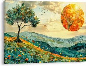 Obraz - Ilustracja krajobrazu (70x50 cm)