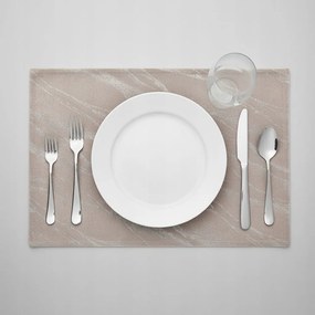 Podkładka pod Talerz Szara z Wzorem Mata na Stół 33x45 Dekoracyjna Stylowa