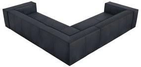 Ciemnoniebieski skórzany narożnik (strona zmienna) Madame – Windsor &amp; Co Sofas