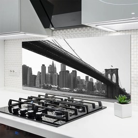 Szkło Ozdobne do Kuchni Miejski Most Nad Kanałem