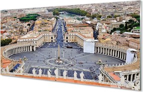 Panel Szklany Panorama Placu Świętego Piotra