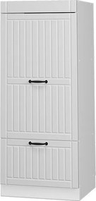 Szafka do mikrofalówki biały domek wiejski 60x58.1x153.6 fame-line