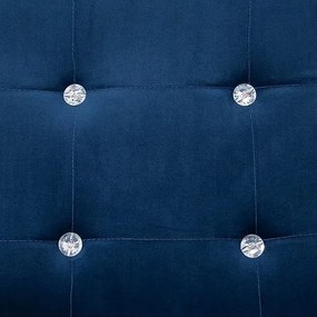 Granatowa sofa 2-osobowa - Aparro