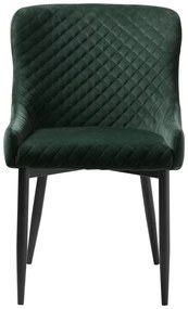 Zielone aksamitne krzesło Ottowa – Unique Furniture