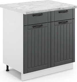 Szafka dolna do kuchni antracytowy domek wiejski 80x60x82 fame-line