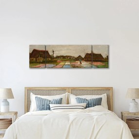 Obraz - Vincent van Gogh, Flower Beds in Holland, reprodukcje (170x50 cm)