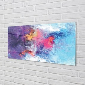 Panel nad Blat Kuchenny Kolorowe Mazy na Płótnie