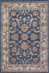 Dywan Luxor Perski Florystyczny niebiesko - kremowy 57 cm x 90 cm