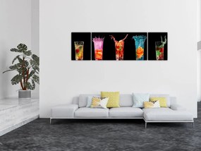 Obraz napojów (170x50 cm)