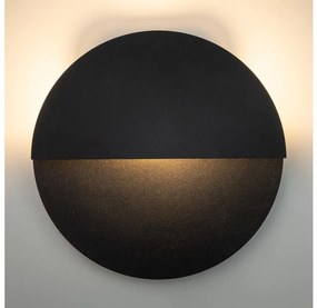 LED Kinkiet LUNA LED/7W/230V śr. 26 cm czarny