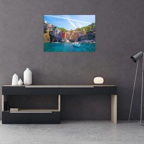 Obraz na szkle - Nad Morzem Śródziemnym (70x50 cm)
