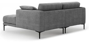 Szary narożnik (prawostronny/z szezlongiem) Bemy – Micadoni
