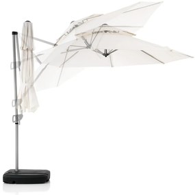 Biały parasol ogrodowy ø 350 cm Numana – Tomasucci
