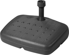 Derby Stojak balkonowy PVC, napełniany, 17 l, antracytowy