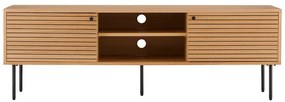Szafka pod TV w dekorze dębu w naturalnym kolorze 40x50x150 cm Kyoto – House Nordic