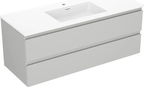 Mexen Orio szafka łazienkowa 120 cm z umywalką Otis, 2 szuflady, szara mat/biała mat - 91A10-12047-2-BFF62-W18M01