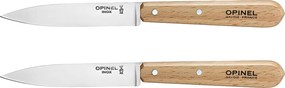 Zestaw 2 noży kuchennych Opinel N°112 z drewna bukowego i stali nierdzewnej