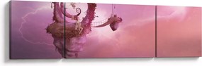 Obraz - Wróżka na pływającej wyspie (170x50 cm)