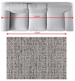 Dywan Breeze beige/charcoal grey 120x170cm
