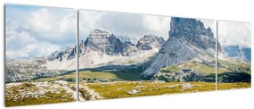 Obraz - Włoskie Dolomity (170x50 cm)