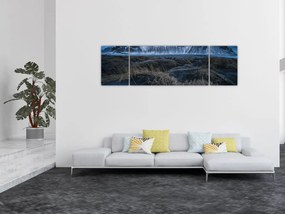 Obraz z widokiem na islandzkie szczyty (170x50 cm)
