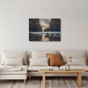 Obraz na szkle - O zmierzchu (70x50 cm)