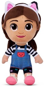 Koci domek Gabi Gabi w ogrodniczkach 25 cm, pluszowy