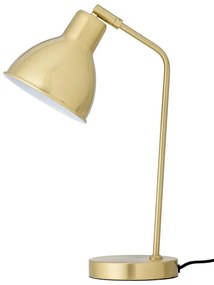 Lampa stołowa w kolorze mosiądzu z metalowym kloszem (wysokość 29 cm) Catya – Bloomingville