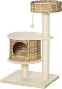 Drapak dla kota PawHut 55 cm x 47 cm x 95 cm