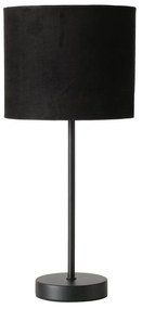 Lampa stołowa z materiałowym kloszem, NERO, 40 cm