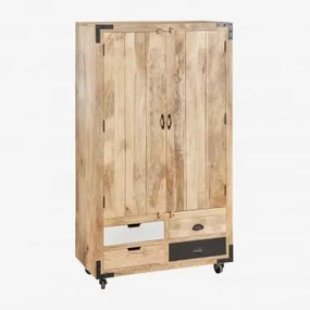 Drewniana Szafka Barowa Tombol Drewno Mango - Sklum