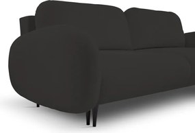 Sofa SOFT z funkcja spania i pojemnikiem CZARNY RUN AGAIN 99