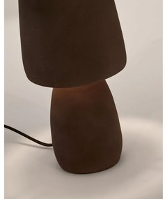Ciemnobrązowa lampa stołowa (wysokość 30 cm) Tandy – Kave Home