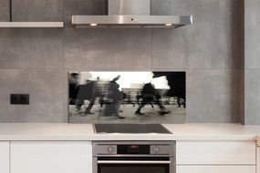 Panel nad Blat Kuchenny Tłum Ludzi w Metropolii