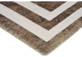 Brązowy chodnik odpowiedni do prania 200x80 cm – Vitaus