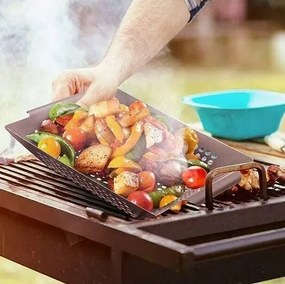 BBQ patelnia do grillowania warzyw Novara, 30 x 30 cm