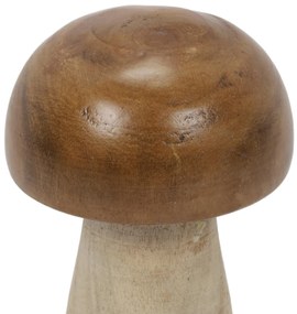 Drewniana figurka grzybek, 15 cm
