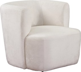 Masseno Fotel MOCHI do Salonu Wygodny, Klasyczny Tkanina pluszowa Beżowy