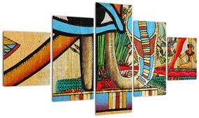 Obraz motywami egipskimi (125x70 cm)